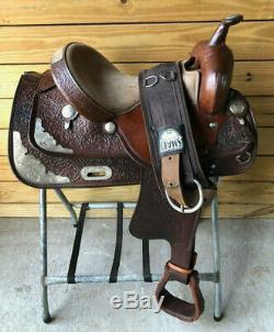 15 Crates Western Pleasure Show Horse Saddle FQHB Made in USA