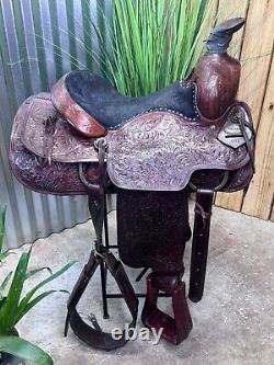 15 Danny Cook Handmade Western All Around Ranch Roping Saddle #003