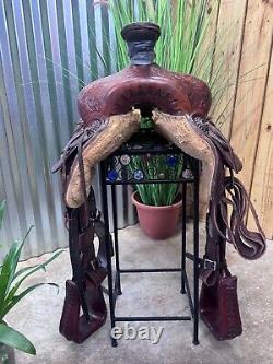 15 Danny Cook Handmade Western All Around Ranch Roping Saddle #003