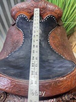 15 Danny Cook Handmade Western All Around Ranch Roping Saddle #003