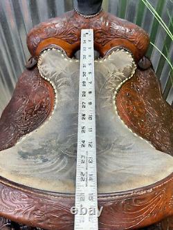 15 Danny Cook Handmade Western All Around Ranch Saddle #003