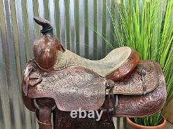 15 Danny Cook Handmade Western All Around Ranch Saddle #003