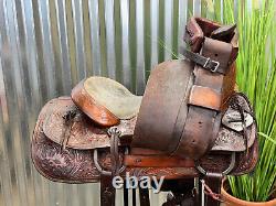 15 Danny Cook Handmade Western All Around Ranch Saddle #003