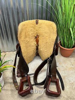 15 Danny Cook Handmade Western All Around Ranch Saddle #003