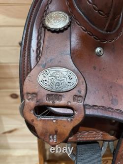 15 Double C Saddlery Western Trail Saddle Model CP 1308 03