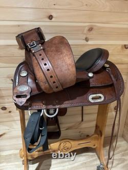 15 Double C Saddlery Western Trail Saddle Model CP 1308