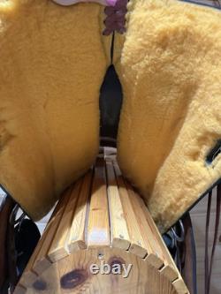 15 Double C Saddlery Western Trail Saddle Model CP 1308