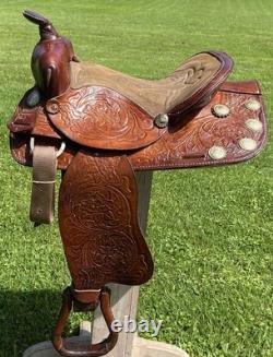 15 Easy Rider Saddle Co THE RIDER 21# Western Trail Pleasure SaddleMADE USA