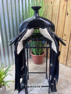 15 FABTRON Western Roping Trail Saddle #7111 Black Light Weight