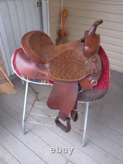 15'' FQH BARS #406 American Saddlery Arena Cantina western Barrel saddle USA