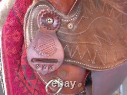 15'' FQH BARS #406 American Saddlery Arena Cantina western Barrel saddle USA