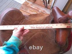 15'' FQH BARS #406 American Saddlery Arena Cantina western Barrel saddle USA