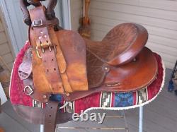 15'' FQH BARS #406 American Saddlery Arena Cantina western Barrel saddle USA