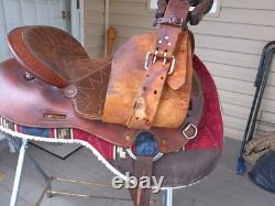 15'' FQH BARS #406 American Saddlery Arena Cantina western Barrel saddle USA