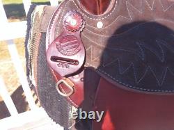 15'' FQH BARS #406 THE American Saddlery western Barrel saddle USA