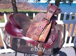 15'' FQH BARS #406 THE American Saddlery western Barrel saddle USA