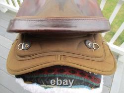 15'' FULL QH big horn #250 Brown leather & cordura western Barrel/trail saddle