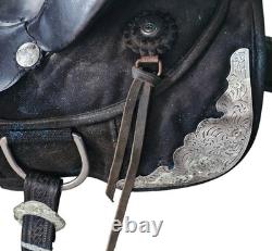 15 Fabtron Western Roping Trail Riding Saddle Black Grain Special Order 7111-S