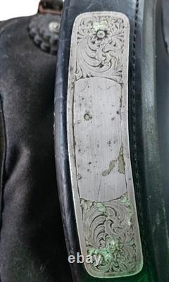 15 Fabtron Western Roping Trail Riding Saddle Black Grain Special Order 7111-S