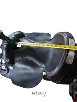 15 Fabtron Western Roping Trail Riding Saddle Black Grain Special Order 7111-S