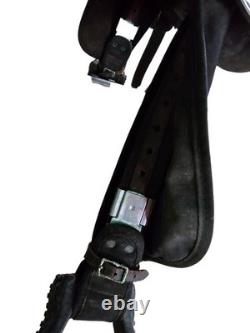 15 Fabtron Western Roping Trail Riding Saddle Black Grain Special Order 7111-S