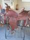 15'' Fqh Bar Texas-west #6 Western Floral Tooled Trail Saddle 21.4lbs Usa