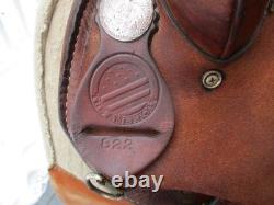 15'' Fqh Bars #822 The American Saddlery Western Barrel Saddle USA