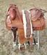 15 Hereford Textan Western Leather Tooled Saddle With Padded Seat