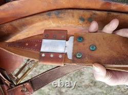 15 HEREFORD Textan Western Leather Tooled Saddle With Padded Seat
