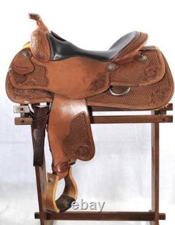 15 HR HUD ROBERTS SIGNATURE SERIES Reining Western Saddle FQHB Used