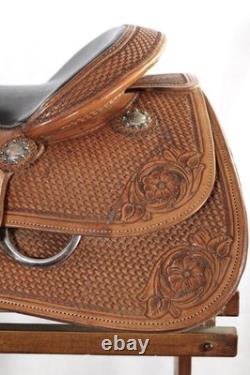 15 HR HUD ROBERTS SIGNATURE SERIES Reining Western Saddle FQHB Used