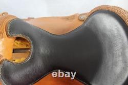 15 HR HUD ROBERTS SIGNATURE SERIES Reining Western Saddle FQHB Used 15 HR HUD ROBERTS SIGNATURE SERIES Reining Western Saddle FQHB Used