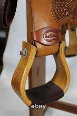 15 HR HUD ROBERTS SIGNATURE SERIES Reining Western Saddle FQHB Used