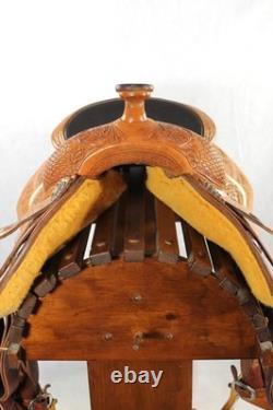 15 HR HUD ROBERTS SIGNATURE SERIES Reining Western Saddle FQHB Used