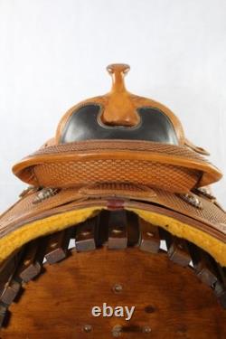 15 HR HUD ROBERTS SIGNATURE SERIES Reining Western Saddle FQHB Used