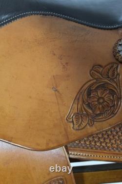 15 HR HUD ROBERTS SIGNATURE SERIES Reining Western Saddle FQHB Used