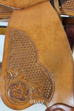 15 HR HUD ROBERTS SIGNATURE SERIES Reining Western Saddle FQHB Used