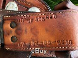 15 Hereford Tex Tan FLEX TREE Western Trail Saddle