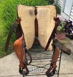 15 Hereford Tex Tan FLEX TREE Western Trail Saddle