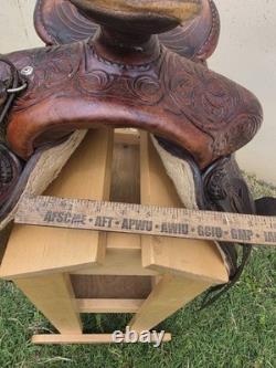 15 Hereford Textan Of Yoakum, TX Roping Or Ranch Western Saddle