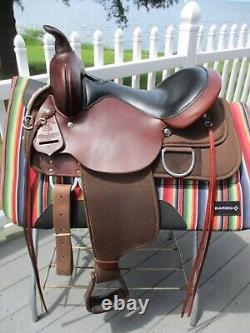 15'' High Horse 6910 Lockhart Western Trail Saddle Sqh Leather & Cordura