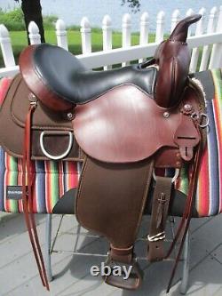 15'' High Horse 6910 Lockhart Western Trail Saddle Sqh Leather & Cordura