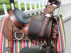 15'' High Horse 6910 Lockhart Western Trail Saddle Sqh Leather & Cordura