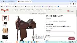 15'' High Horse 6910 Lockhart Western Trail Saddle Sqh Leather & Cordura