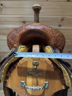 15 Hud Roberts HR Saddlery Barrel Racing Western Saddle