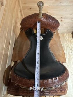 15 Hud Roberts HR Saddlery Barrel Racing Western Saddle
