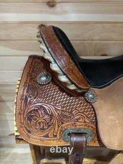 15 Hud Roberts HR Saddlery Barrel Racing Western Saddle