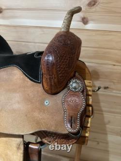15 Hud Roberts HR Saddlery Barrel Racing Western Saddle