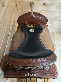 15 Hud Roberts HR Saddlery Barrel Racing Western Saddle