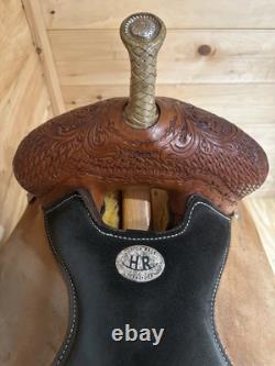 15 Hud Roberts HR Saddlery Barrel Racing Western Saddle